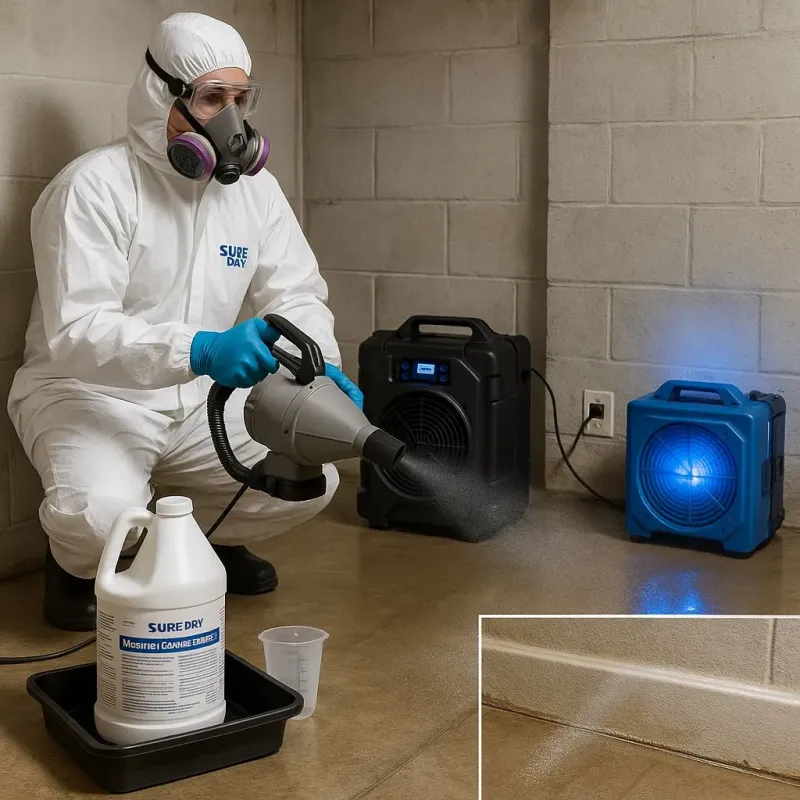 Sanitization and Odor Removal process in Glen Ellyn, IL