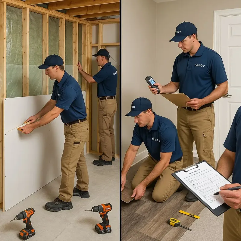 Repairs and Reconstruction process in Glen Ellyn, IL